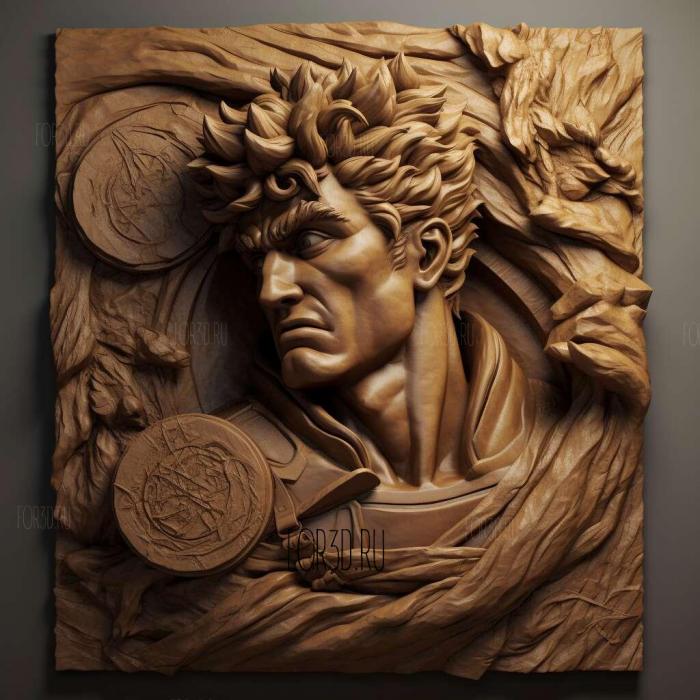 Joseph Joestar 3 stl model for CNC